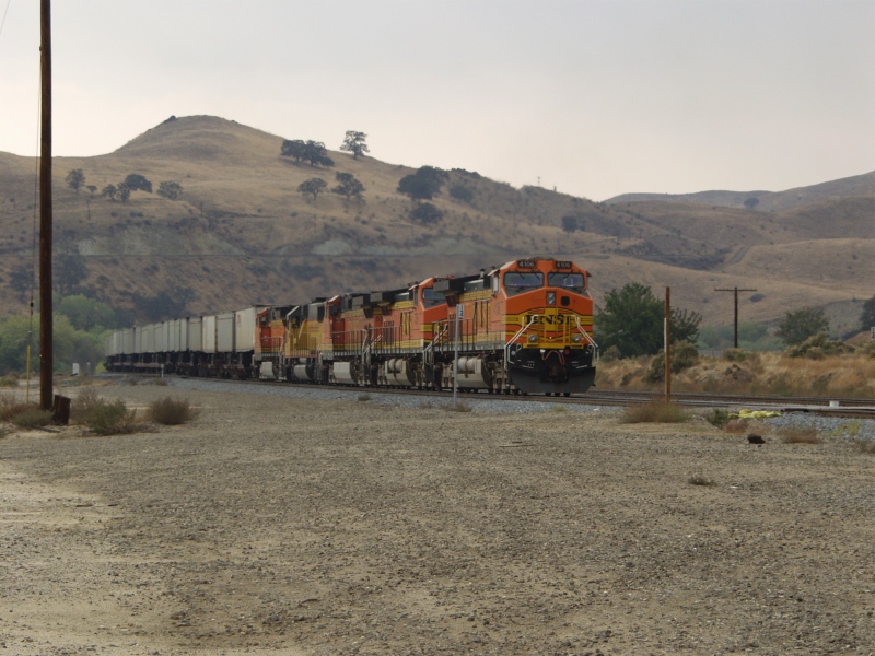 first train arrives at the base of tehachapi