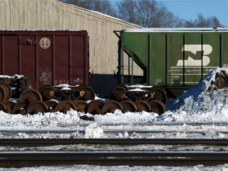 hopper and boxcar