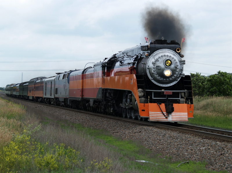 Here it is #4449 at speed