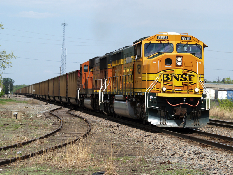 SD's on a coal train